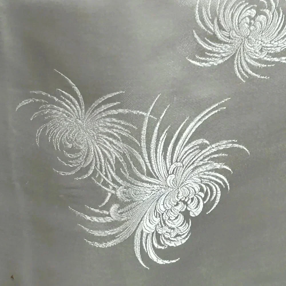 Vintage Handmade Chinese Ivory Brocade Maxi Skirt